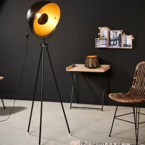 CASA SOLEIL Lámpara De Pie Negro> Lámparas De Pie