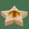 CASA STELLA Partylight Dorado, Natural> Soprortes Para Velitas
