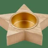 CASA STELLA Partylight Dorado, Natural> Soprortes Para Velitas