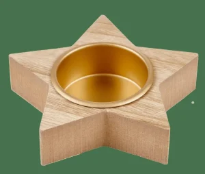 CASA STELLA Partylight Dorado, Natural> Soprortes Para Velitas