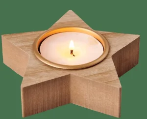 CASA STELLA Partylight Dorado, Natural> Soprortes Para Velitas