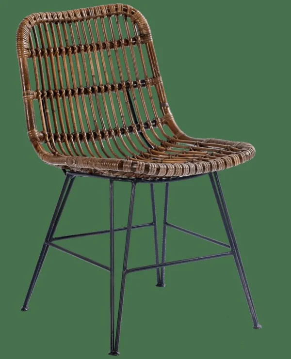 CASA SUMATRA Silla De Comedor Negro, Marrón> Sillas De Comedor