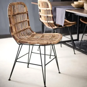 CASA SUMATRA Silla De Comedor Negro, Marrón> Sillas De Comedor