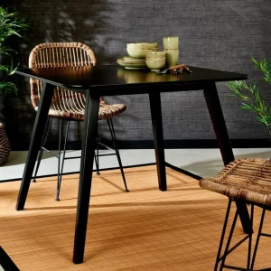 CASA SUMATRA Silla De Comedor Negro, Marrón> Sillas De Comedor