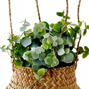 CASA TERRA Planta En Maceta Blanco, Verde> Plantas Artificiales