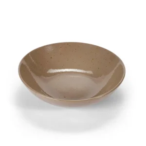 CASA TERRA Plato Hondo Taupe> Platos