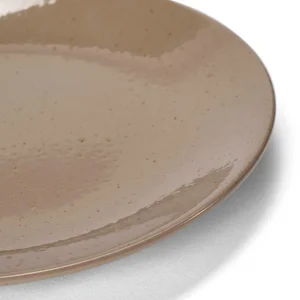 CASA TERRA Plato Taupe> Platos