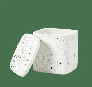CASA TERRAZZO Soporte De Algodones Blanco> Accesorios De Tocador