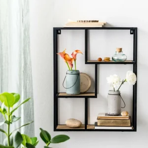 CASA TRAPP Estantería Para Colgar Negro> Estanterías