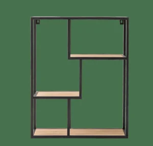 CASA TRAPP Estantería Para Colgar Negro> Estanterías