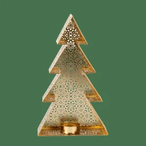 CASA TREE Soporte Para Vela Pequeña Dorado> Soprortes Para Velitas