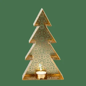 CASA TREE Soporte Para Vela Pequeña Dorado> Soprortes Para Velitas