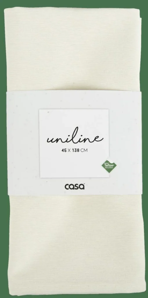 CASA UNILINE Camino De Mesa Blanco Apagado> Caminos De Mesa
