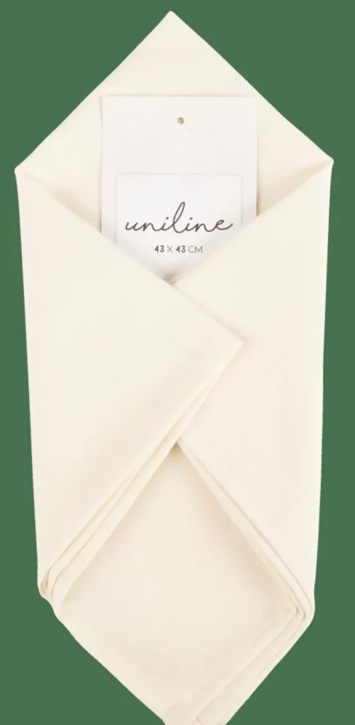 CASA UNILINE Servilleta Blanco Apagado> Servilletas