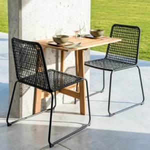 CASA UTAH Mesa Plegable Marrón> Mesas De Bistro | Mesas De Jardín