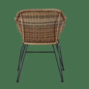 CASA VIENNA Silla Comedor Negro, Natural> Sillas De Comedor | Sillas De Jardín