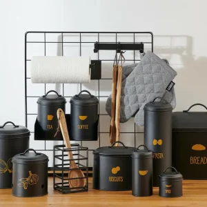CASA VIRA Bote Negro> Latas | Taperes