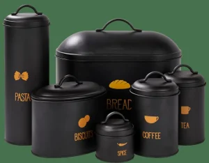 CASA VIRA Fiambrera Para Galletas Negro> Latas | Taperes
