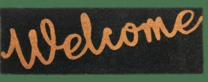 CASA WELCOME Felpudo Negro> Felpudos | Alfombras