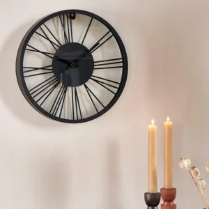 CASA WHEEL Reloj De Pared Negro> Campanas
