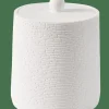 CASA WHITE ELEGANCE Soporte De Algodones Con Tapa Blanco> Accesorios De Tocador