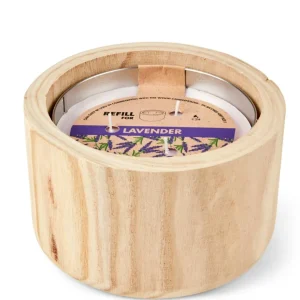 CASA WOOD Recarga Vela De Jardín Morado> Velas Para Exterior