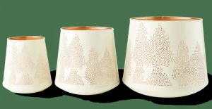 CASA WOODS Farolillo Crema> Farolillos
