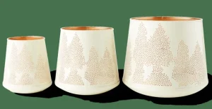 CASA WOODS Farolillo Crema> Farolillos