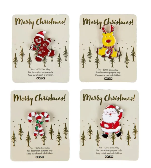 CASA X-MAS Juego Horno 4 Partes Espátula Con 3 Moldes Dorado, Multicolor> Moldes