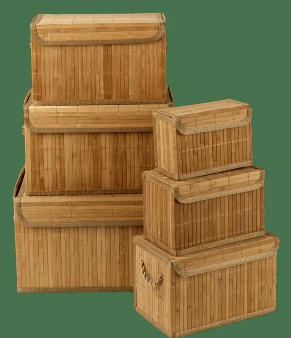 CASA ZEN Caja Con Asas Natural> Cestas De Almacenaje