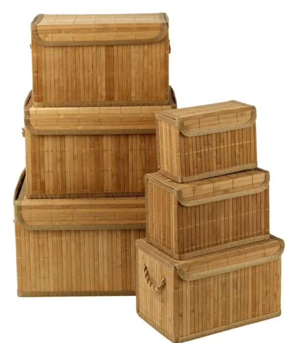 CASA ZEN Caja Con Asas Natural> Cajas De Almacenamiento
